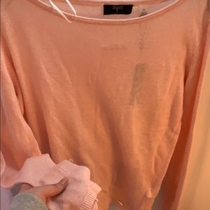 Tahari linen blend sweater